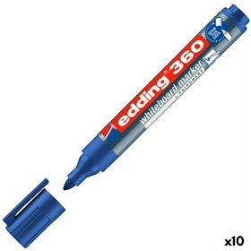 Whiteboard marker Edding 360 Rechargeable Blue (10 Units)