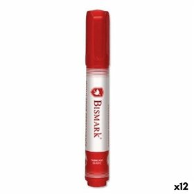Permanent marker Bismark Red 1,5 mm (12 Units)