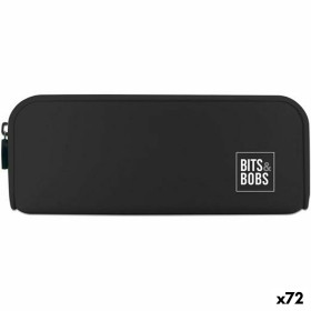 School Case Bits&Bobs Black 20 x 7,5 x 5,5 cm (72 Units)