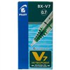 Liquid ink pen Pilot V-7 Hi-Tecpoint Green 0,5 mm (12 Units)