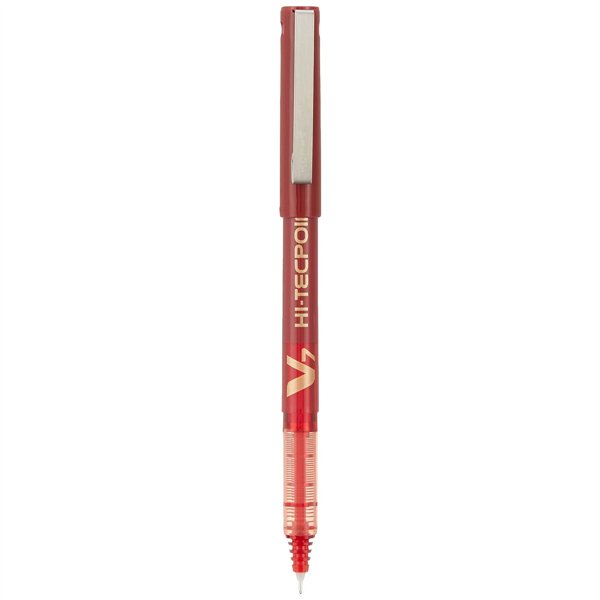 Liquid ink pen Pilot V7 Hi-Tecpoint Red 0,5 mm (12 Units)