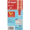 Liquid ink pen Pilot V7 Hi-Tecpoint Red 0,5 mm (12 Units)