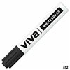 Whiteboard marker Molin Viva Black (12 Units)
