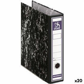 Lever Arch File DOHE 28,2 x 31,8 x 7,5 cm Black (20 Units)