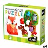 Puzzle HEADU Montessori Forest (4 Units)