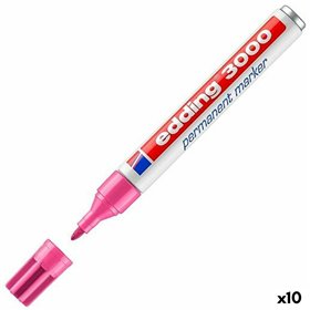 Permanent marker Edding 3000 Pink (10 Units)