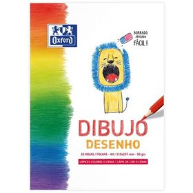 Drawing Pad Oxford A4 20 Sheets (5 Units)