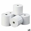 White Thermal Paper Fabrisa 80 x 80 x 12 mm 48 Units