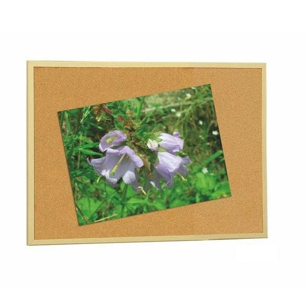 Cork board Faibo Wood Brown 60 x 90 cm (5 Units)