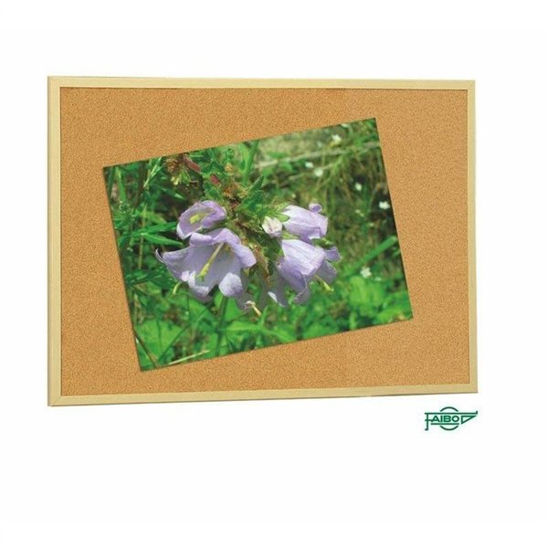 Cork board Faibo Wood Brown 60 x 90 cm (5 Units)