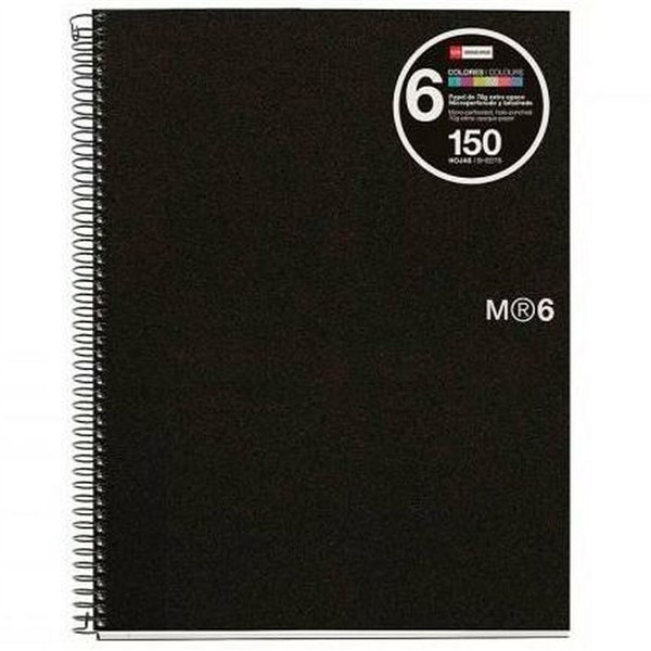 Notebook Miquelrius Graphite A4 150 Sheets (5 Units)