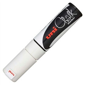 Felt-tip pens Uni-Ball White (6 Pieces)