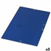 Document Holder Fabrisa Blue 5 Pieces 25 Pieces (5 Units)