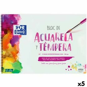 Watercolour Pad Oxford 10 Sheets 300 g/m² (5 Units)