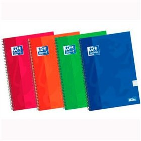 Notebook Oxford Multicolour 1/4 80 Sheets (5 Units)