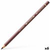Colouring pencils Faber-Castell Polychromos 176 Van-Dyck Brown (6 Units)