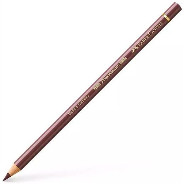 Colouring pencils Faber-Castell Polychromos 176 Van-Dyck Brown (6 Units)