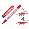 Permanent marker Edding Red 2-4 mm (10 Units)
