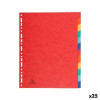 Seperators Exacompta Multicolour A4+ 12 Sheets (25 Units)