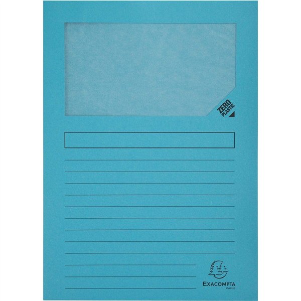 Subfolder Exacompta Forever Light Blue A4 100 Pieces (4 Units)