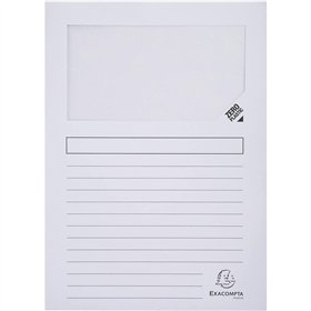 Subfolder Exacompta Forever White A4 100 Pieces (4 Units)