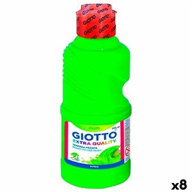 Tempera Giotto Fluo Green 250 ml (8 Units)