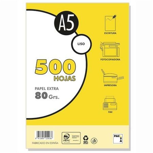Paper Pacsa EXTRA White A5 500 Sheets (10 Units)
