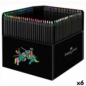 Colouring pencils Faber-Castell Black Edition Multicolour (6 Units)