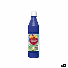 Tempera Jovi Dark blue 500 ml (12 Units)