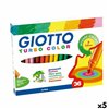 Set of Felt Tip Pens Giotto Turbo Color Multicolour (5 Units)