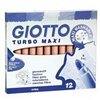 Set of Felt Tip Pens Giotto Turbo Maxi Light Green (5 Units)