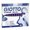 Set of Felt Tip Pens Giotto Turbo Maxi Violet (5 Units)