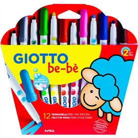 Set of Felt Tip Pens Giotto BE-BÉ Multicolour (6 Units)