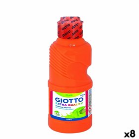 Tempera Giotto Fluo Orange 250 ml (8 Units)