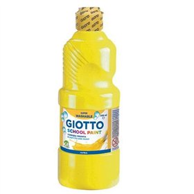Tempera Giotto School Yellow 500 ml Washable (6 Units)