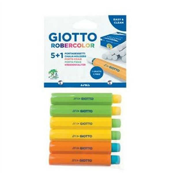 Chalk Holder Giotto Multicolour 6 Units 6 Pieces