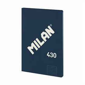 Notebook Milan 430 Blue A4 48 Sheets 21 x 29,7 cm (3 Units)