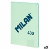 Notebook Milan SERIE 1918 Green A4 48 Sheets (3 Units)