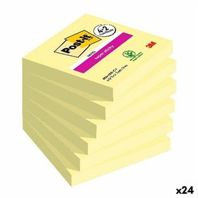 Sticky Notes Post-it Super Sticky Yellow 76 x 76 mm 6 Pieces (24 Units)