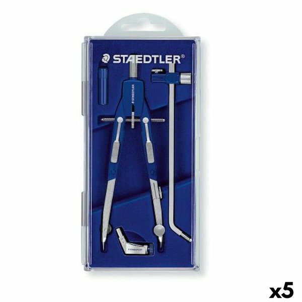 Compass Staedtler Mars Quickwbow Blue Silver (5 Units)