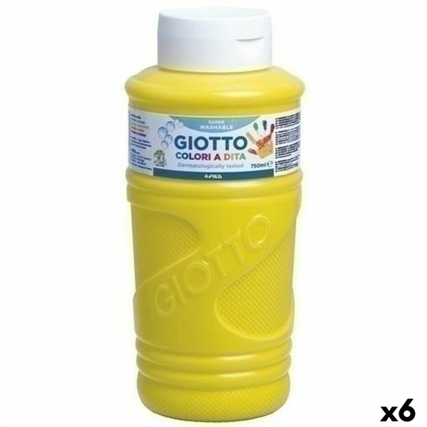 Finger Paint Giotto Yellow 750 ml (6 Units)
