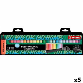 Fluorescent Marker Set Stabilo Boss Snooze Multicolour (5 Units)