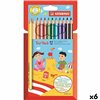 Colouring pencils Stabilo Trio Tick Multicolour (6 Units)