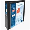 Ring binder Exacompta Kreacover Black A4+ Customisable (10 Units)