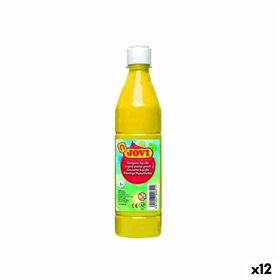 Tempera Jovi Yellow 500 ml (12 Units)