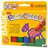Solid tempera Playcolor Basic One Multicolour (24 Units)