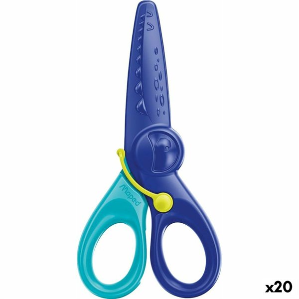 Scissors Maped KidiCut Blue 12 cm (20 Units)