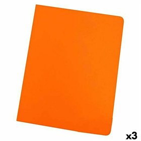 Set of Subfolders Elba Orange A4 50 Pieces (3 Units)