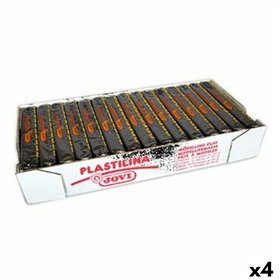 Modelling clay Jovi Black 150 g 15 Pieces (4 Units)