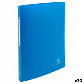 Ring binder Exacompta Light Blue A4 (20 Units)